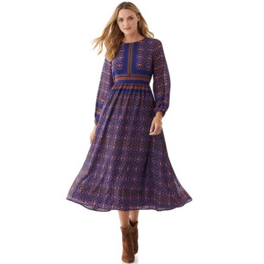 Printed Maxi Dress
